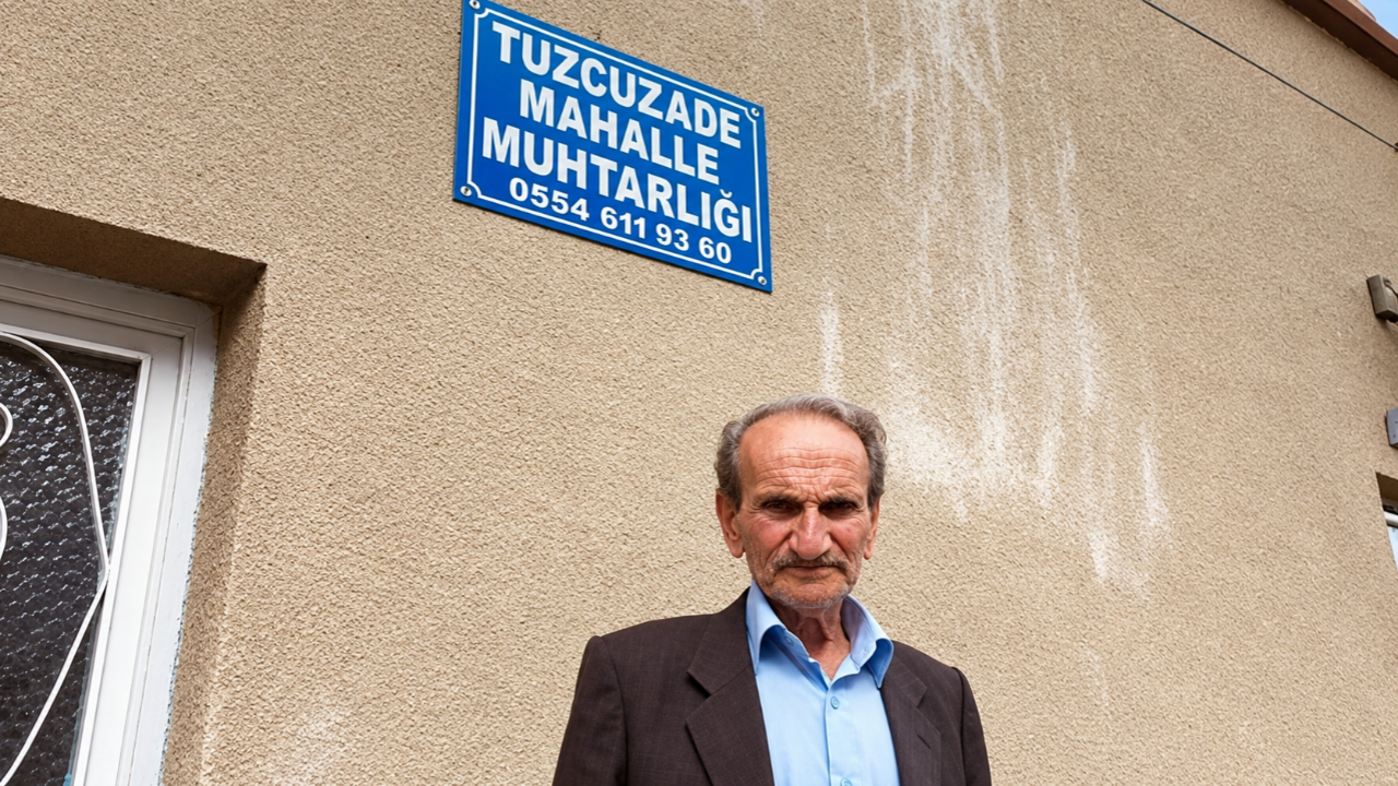 35 yıllık emektar muhtar Yusuf Öztuna vefat etti