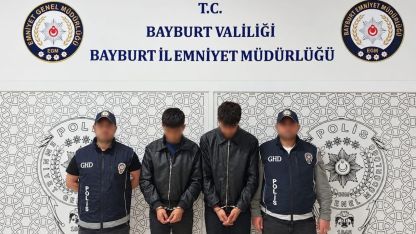 Bayburt’ta düzensiz göç operasyonlarında 5 şüpheli yakalandı
