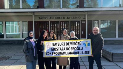 Bayburt’tan Finlandiya’ya Erasmus+ hareketliliği
