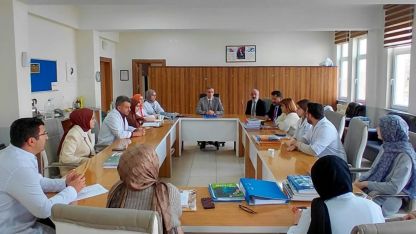 Okullardaki eğitim çalışmaları değerlendirildi