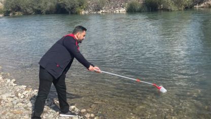 Tarımsal kirliliğe karşı sıkı denetim: Akarsu ve göletlerden numuneler alındı