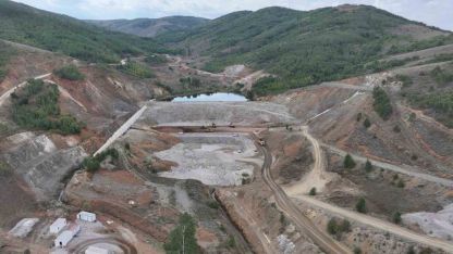 Petekli Göleti’nde gövde dolgu çalışmaları sürüyor