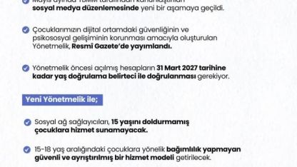 Bakan Göktaş: "Çocuklarımızı dijital dünyanın risklerinden koruma kararlılığımızı güçlendiriyoruz"