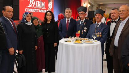 Bayburt’ta Cumhuriyet’in 103’üncü yılı dolayısıyla resepsiyon düzenlendi