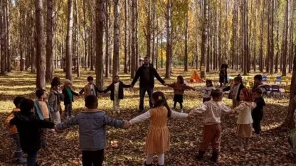 Minikler için doğada öğrenme etkinliği...