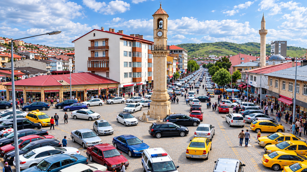 Bayburt’ta araç sayısı 22 bine dayandı!