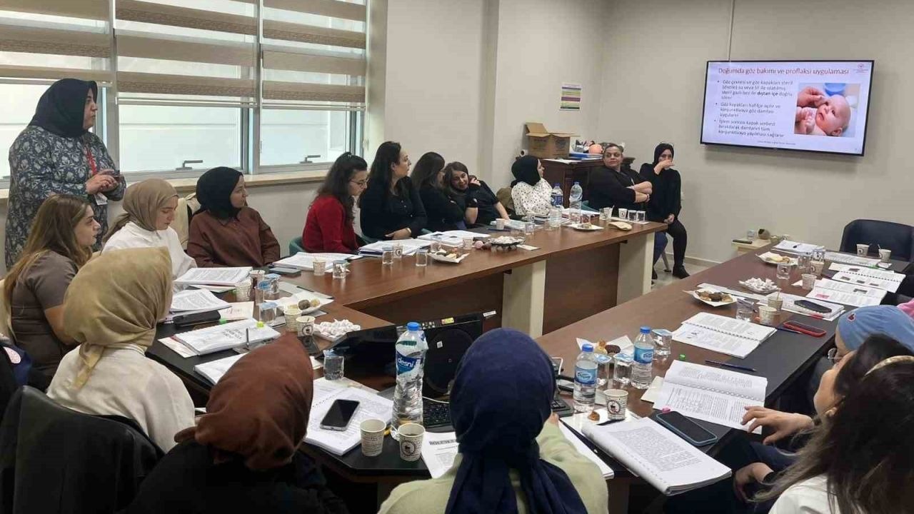 BDH personeline temel yenidoğan bakımı eğitimi verildi