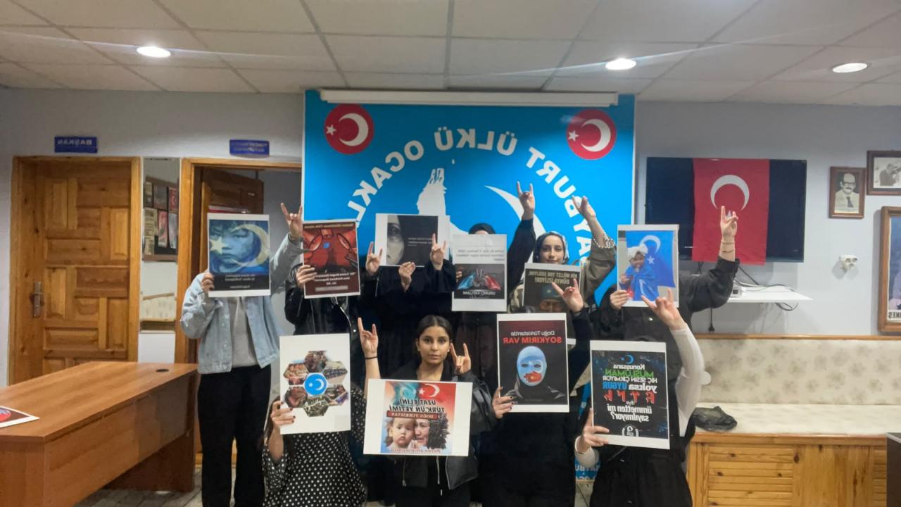 Ülkü Ocakları’ndan Doğu Türkistan’a destek: "Uygur Türkleri yalnız değildir"